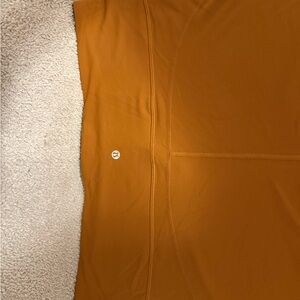 Lululemon burnt orange wide leg align leggings